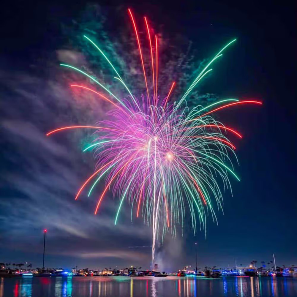 Crowds enjoying Big Bang on the Bay 2024