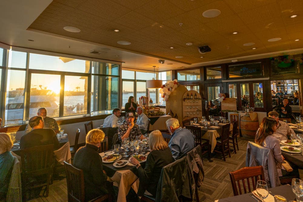 Regatta Room private dining layout