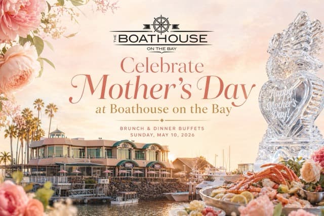Mother’s Day Brunch & Dinner Buffets at Boathouse on the Bay