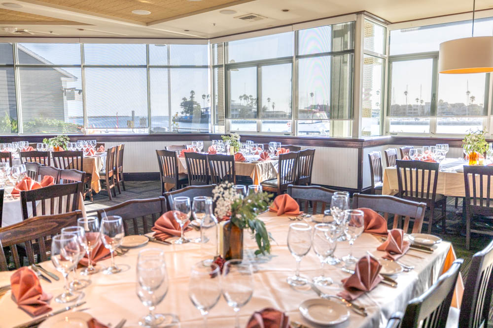 Regatta Room set for a private party